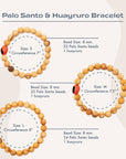 Palo Santo + Huayruro Bracelet: Large