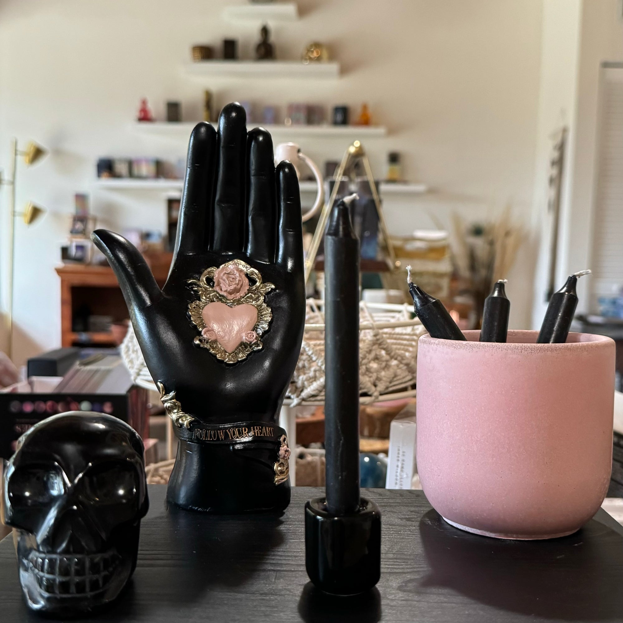 Mini Ritual Candle - Black