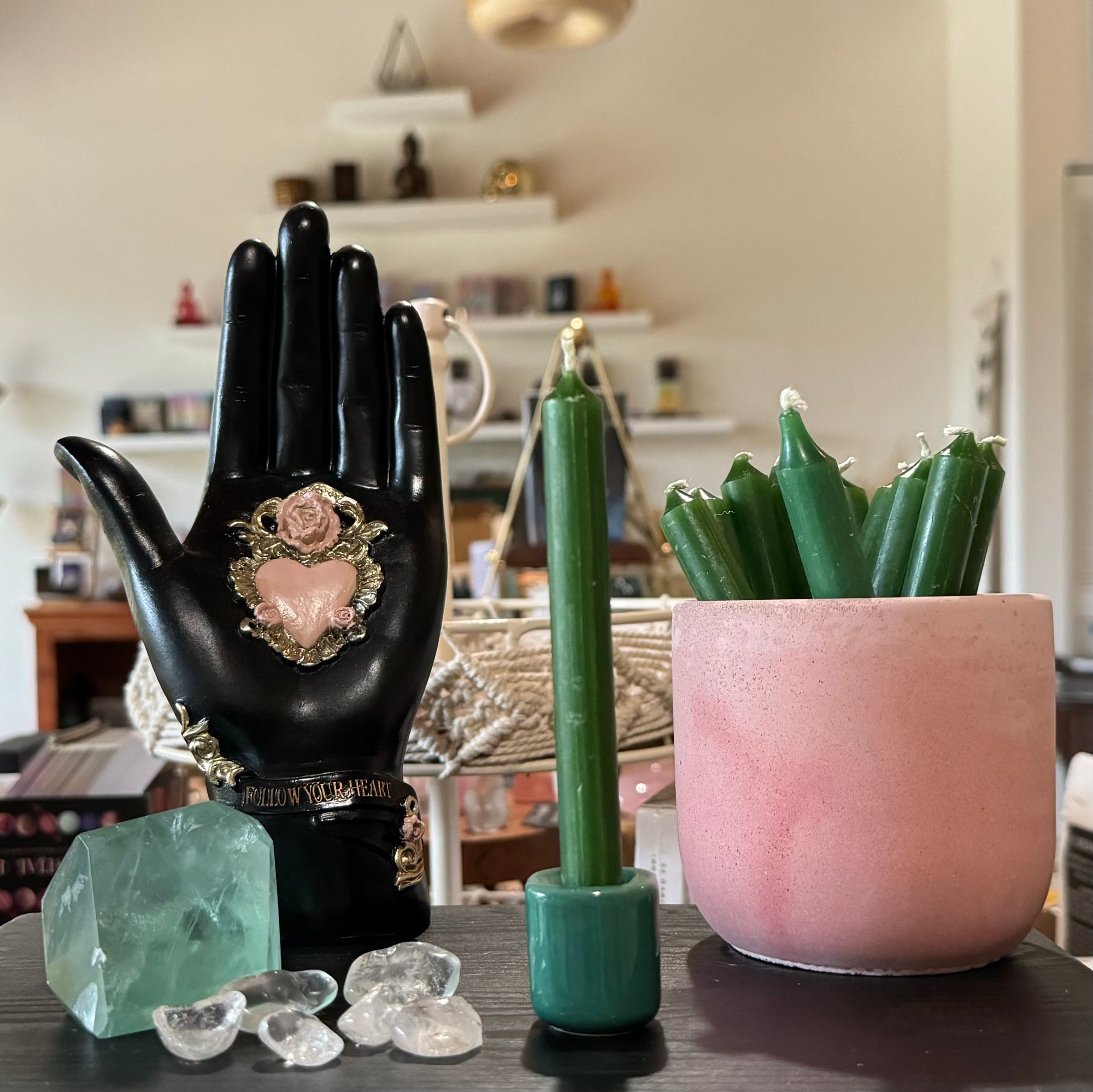 Mini Ritual Candle - Green