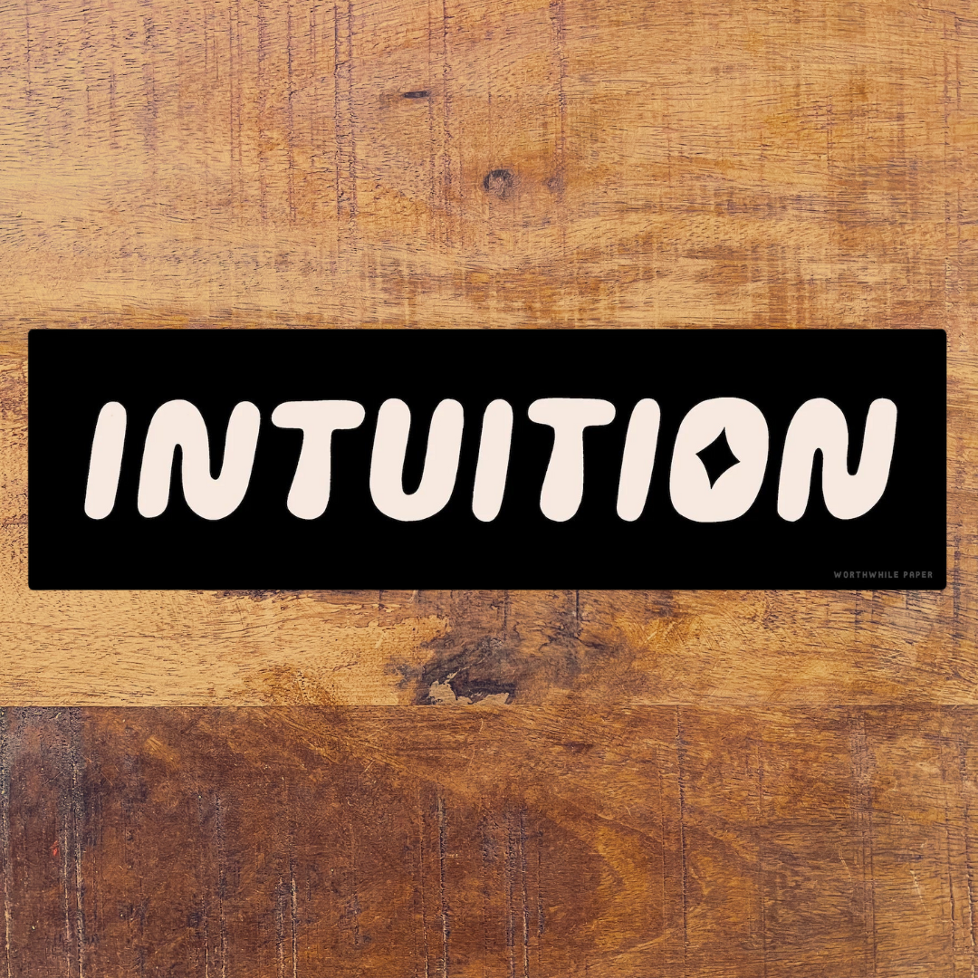 Intuition Sticker