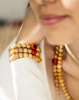 Palo Santo + Huayruro Bracelet: Large