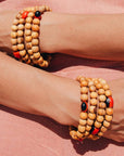 Palo Santo + Huayruro Bracelet: Large
