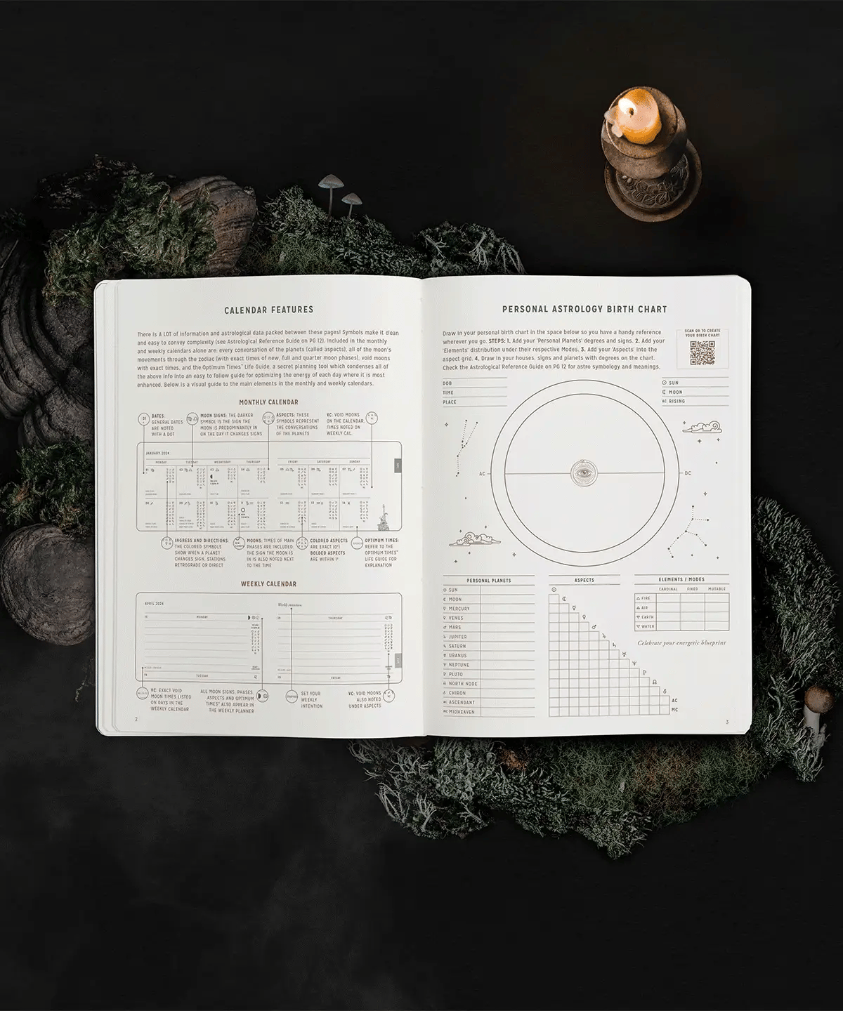 2024 Astrological Planner by Magic of I. - White