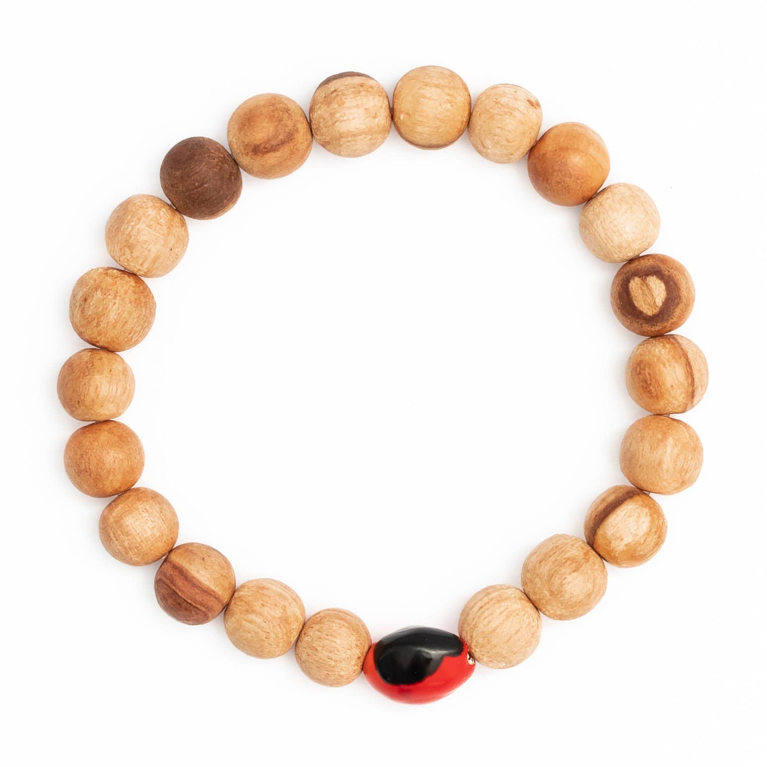Palo Santo + Huayruro Bracelet: Small