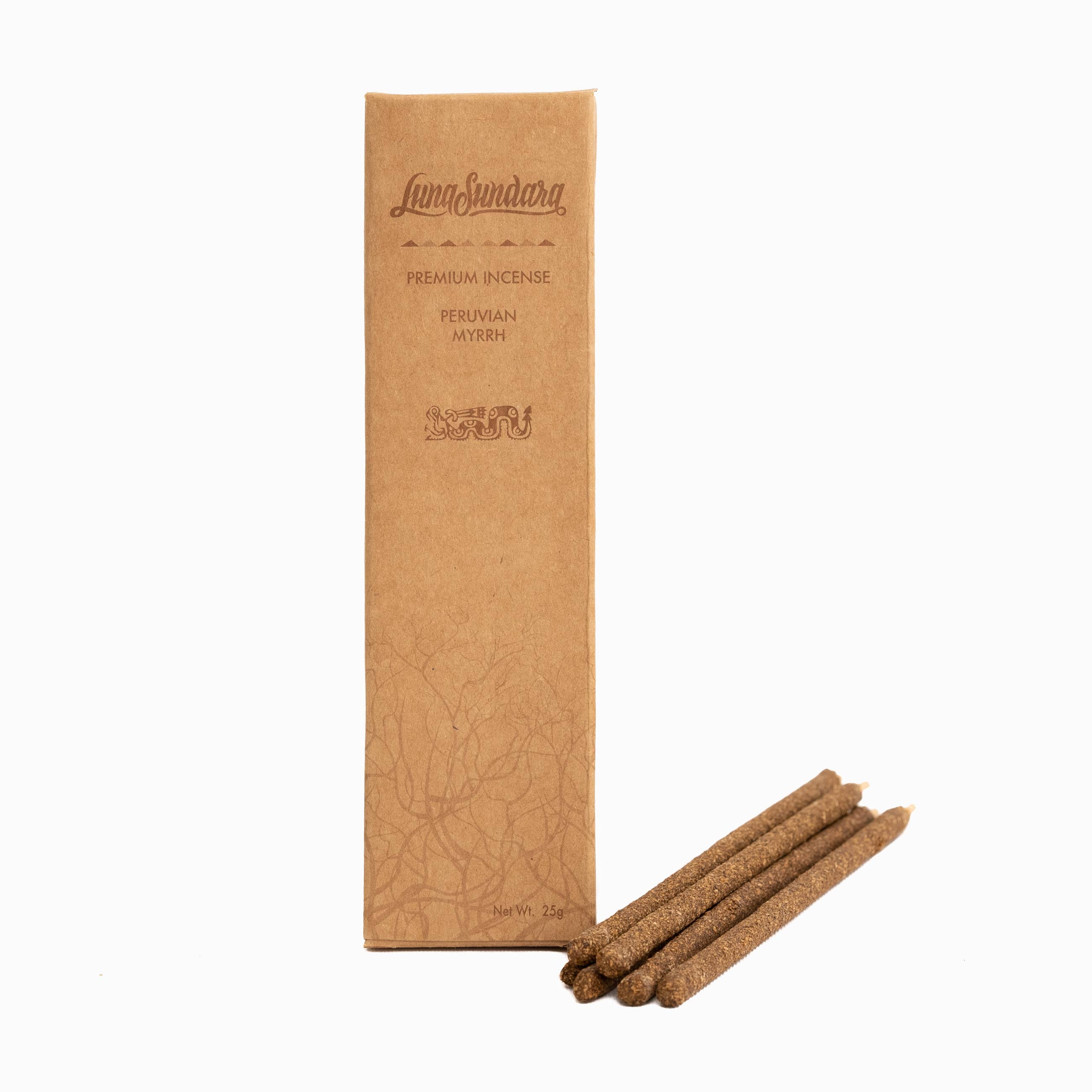 Premium Myrrh Hand-Rolled Incense Sticks