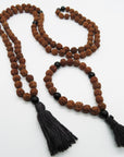 Japa Mala Set-Black Tourmaline