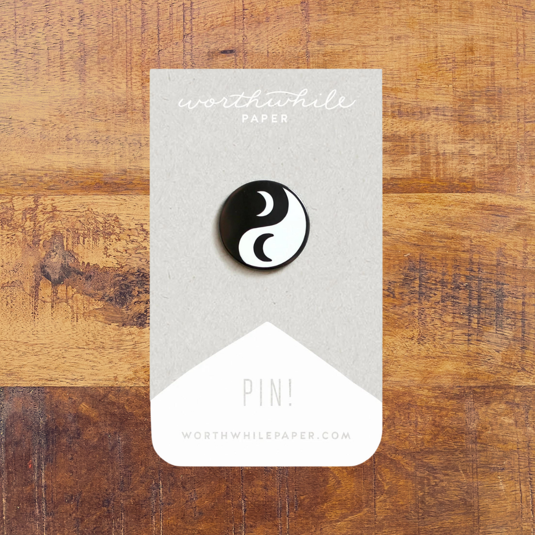 Moon Yang Enamel Pin