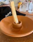 Artisanal Palo Santo Holder - Terracotta