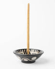 Artisanal Incense Holder - Black + White
