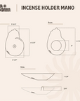 Artisanal Incense Holder - Mano