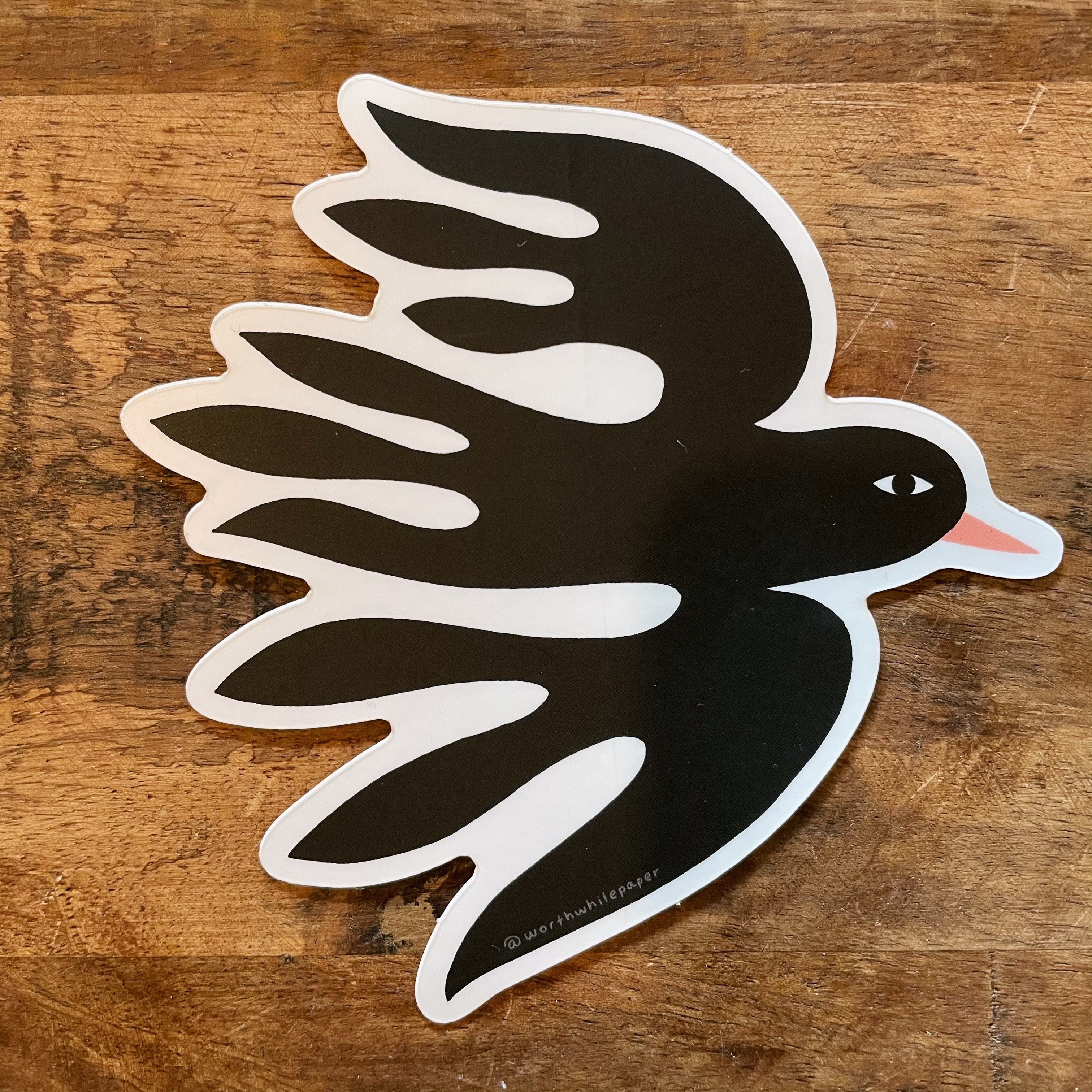 Black Bird Sticker