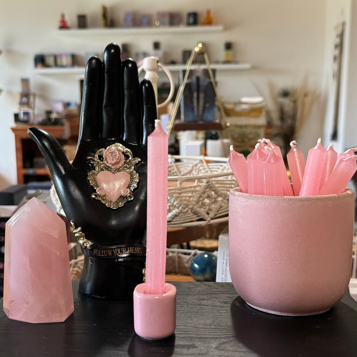 Mini Ritual Candle - Pink – Shoppe Aphrodite