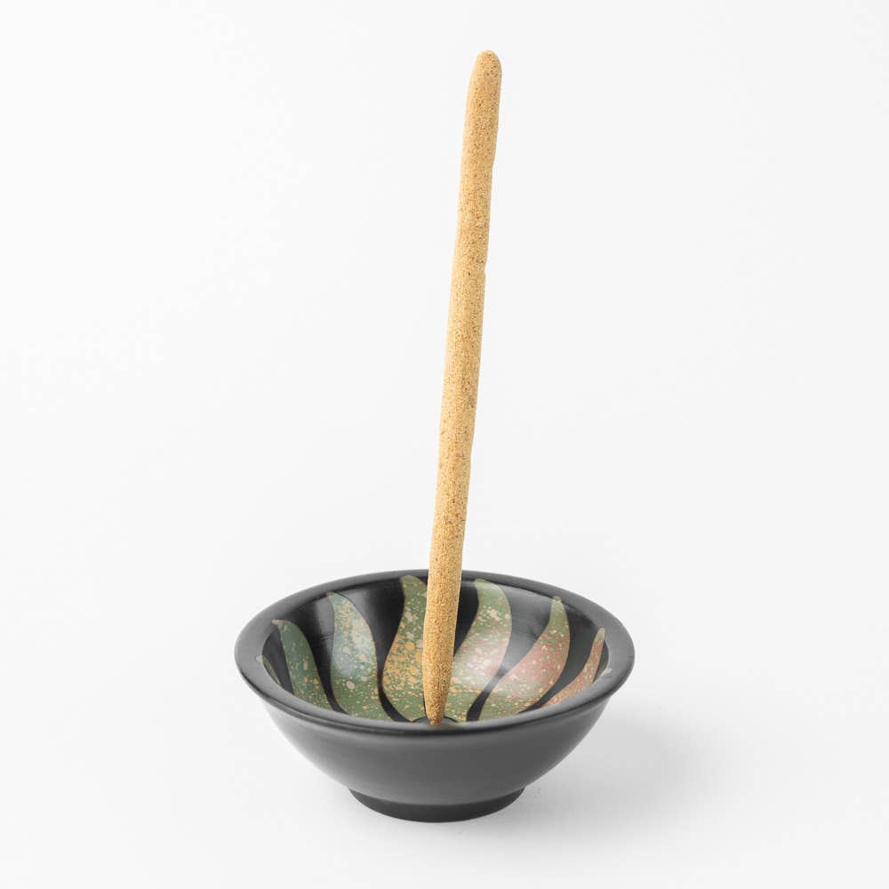 Artisanal Incense Holder - Green
